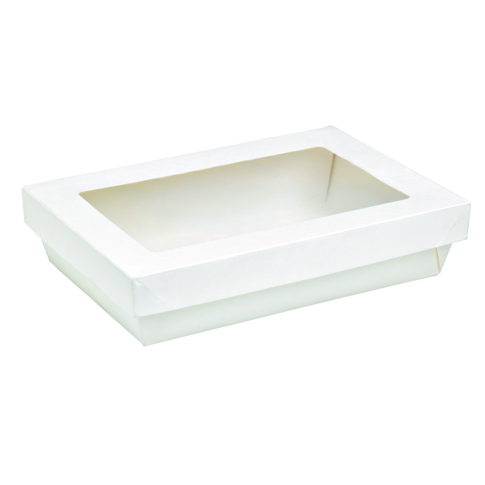 cardboard box with window lid 1500ml   H50mm